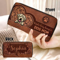 Personalized Pet Mom Long Wallet - Gift Idea For Dog/Cat Lover - Up to 4 Pets - Kinda Busy Being A Dog Mom