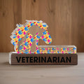 Personalized Vet Tech Name Plate Office Acrylic Plaque - Veterinarian Gift Idea