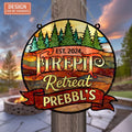Personalized Patio Acrylic Suncatcher - Summer Gift Idea - Firepit Retreat