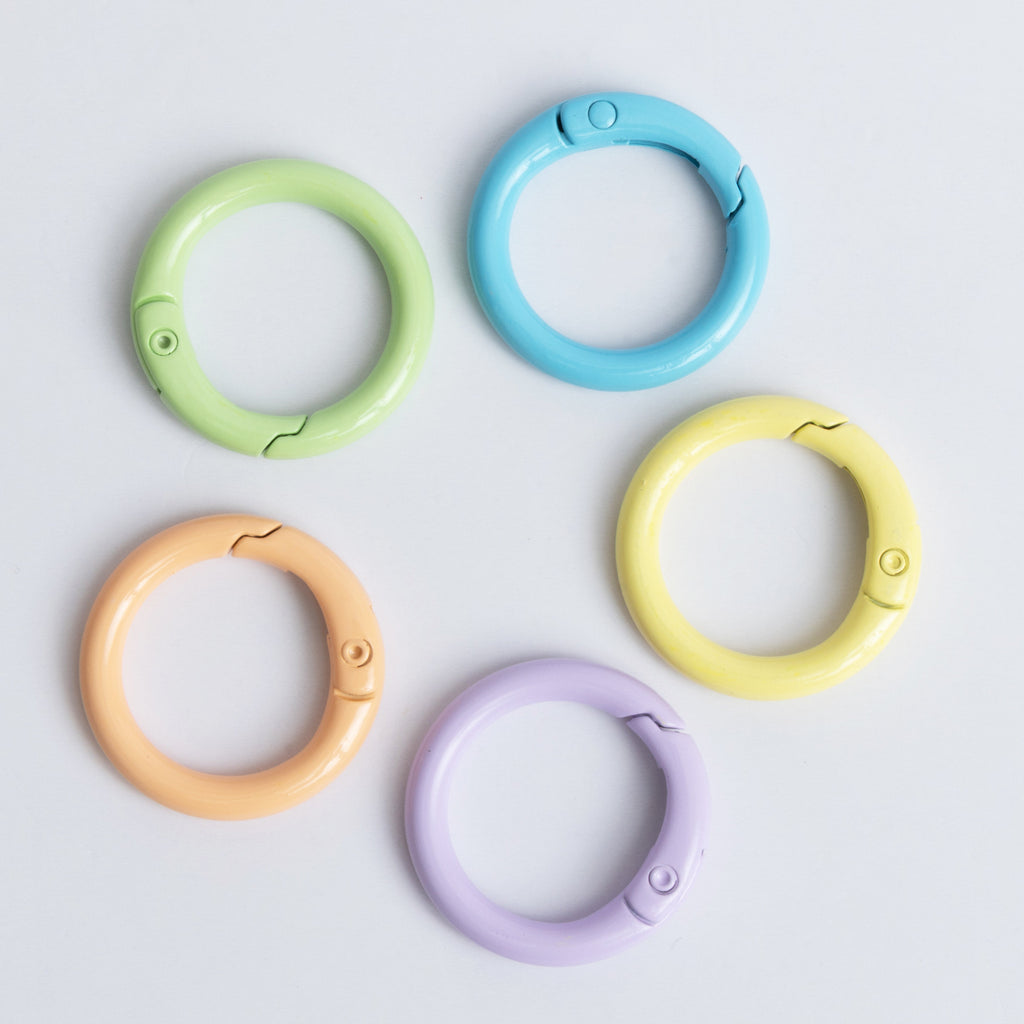 Spring Pastel Charm Clips Set
