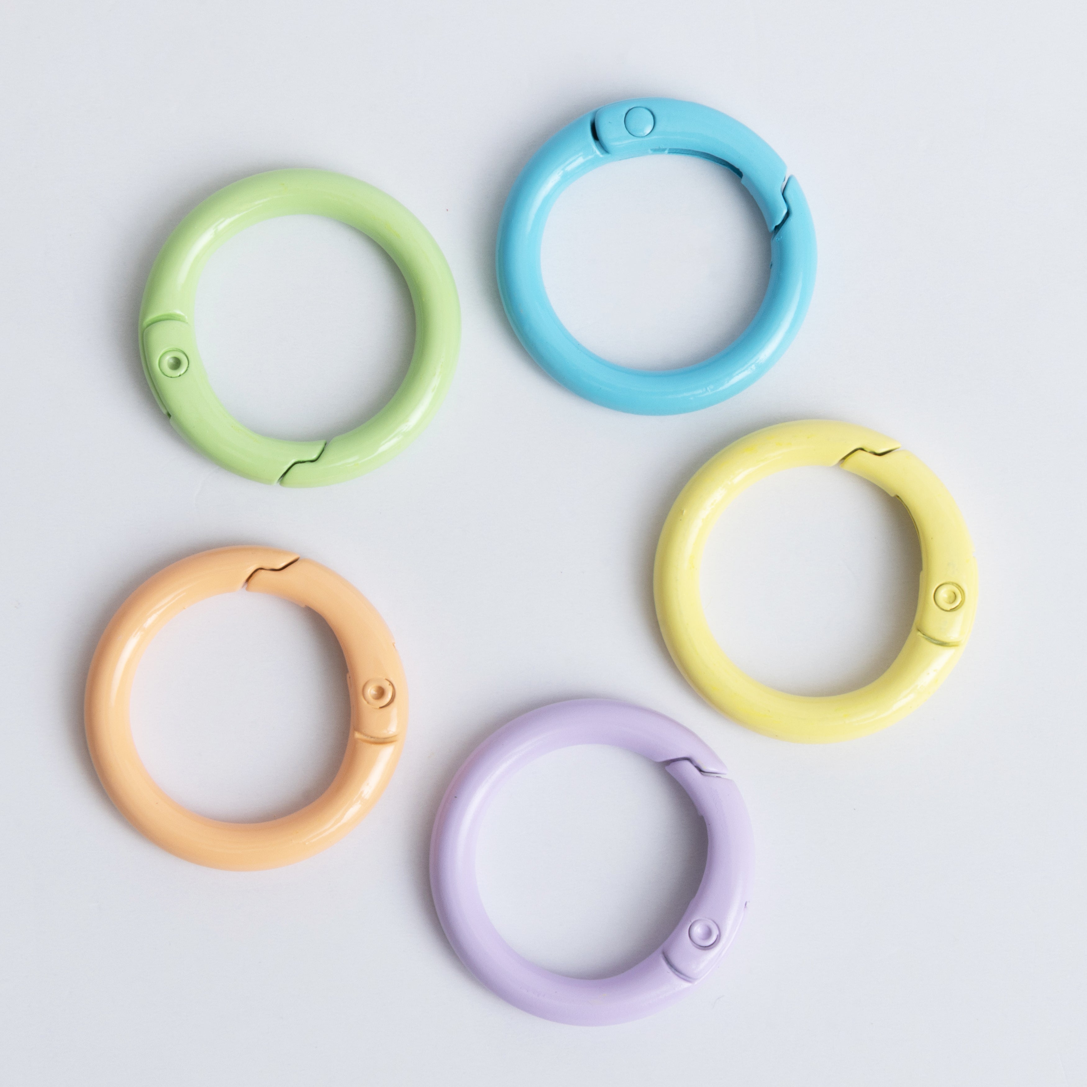 Spring Pastel Charm Clips Set