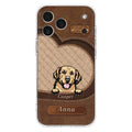 Custom Personalized Dog Phone Case - Gift Idea For Dog Lovers - Case For iPhone And Samsung