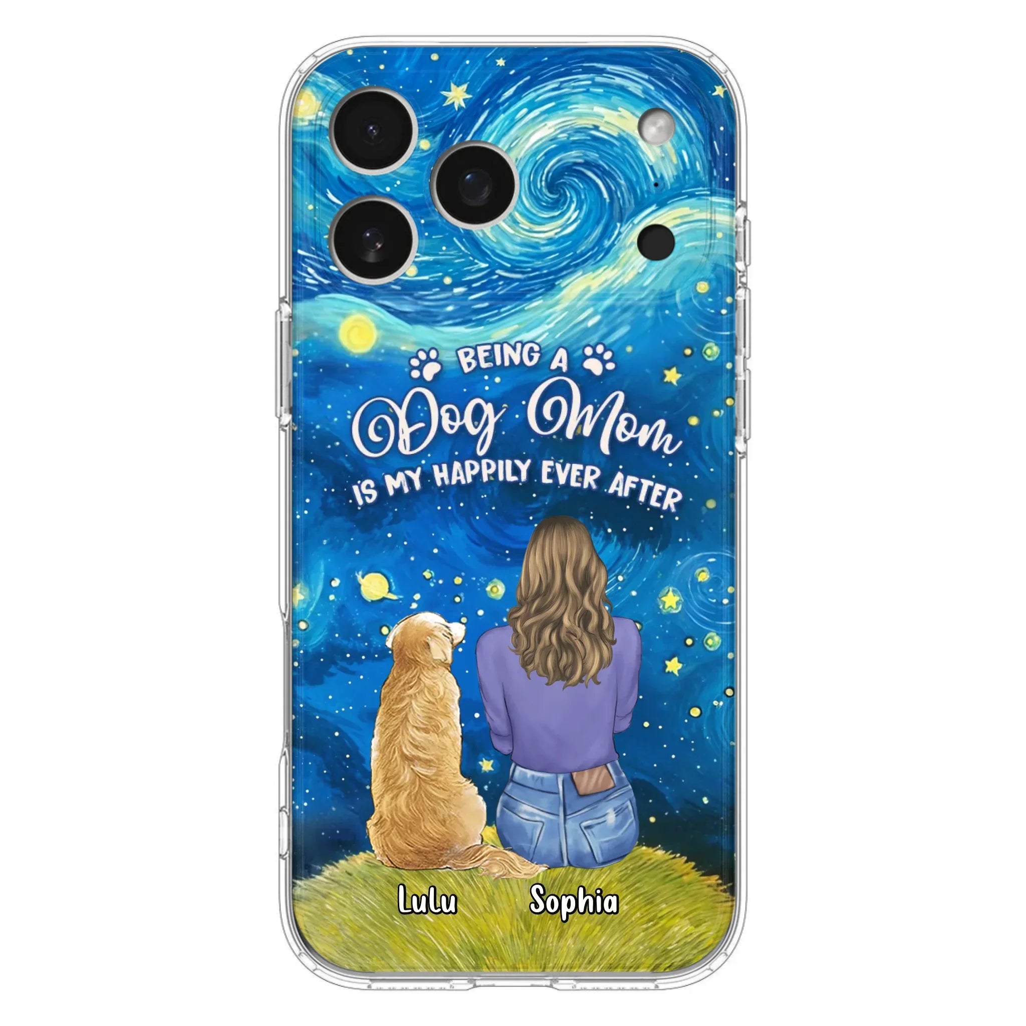 Personalized Dog Mom Phone Case - Up to 3 Dogs - Mother's Day Gift Idea For Dog Lover - Dog Mama Life Is Ruff - Case For iPhone/ Samsung