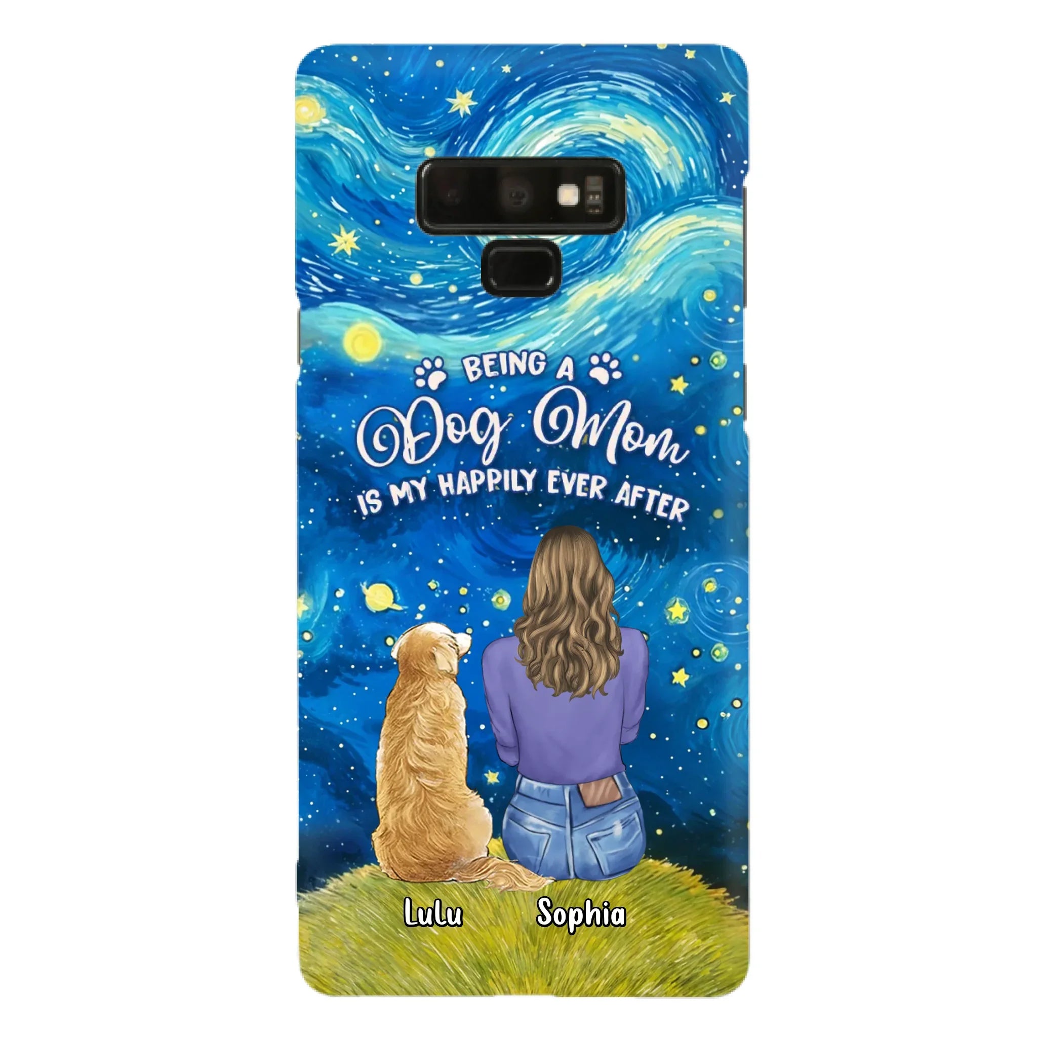 Personalized Dog Mom Phone Case - Up to 3 Dogs - Mother's Day Gift Idea For Dog Lover - Dog Mama Life Is Ruff - Case For iPhone/ Samsung