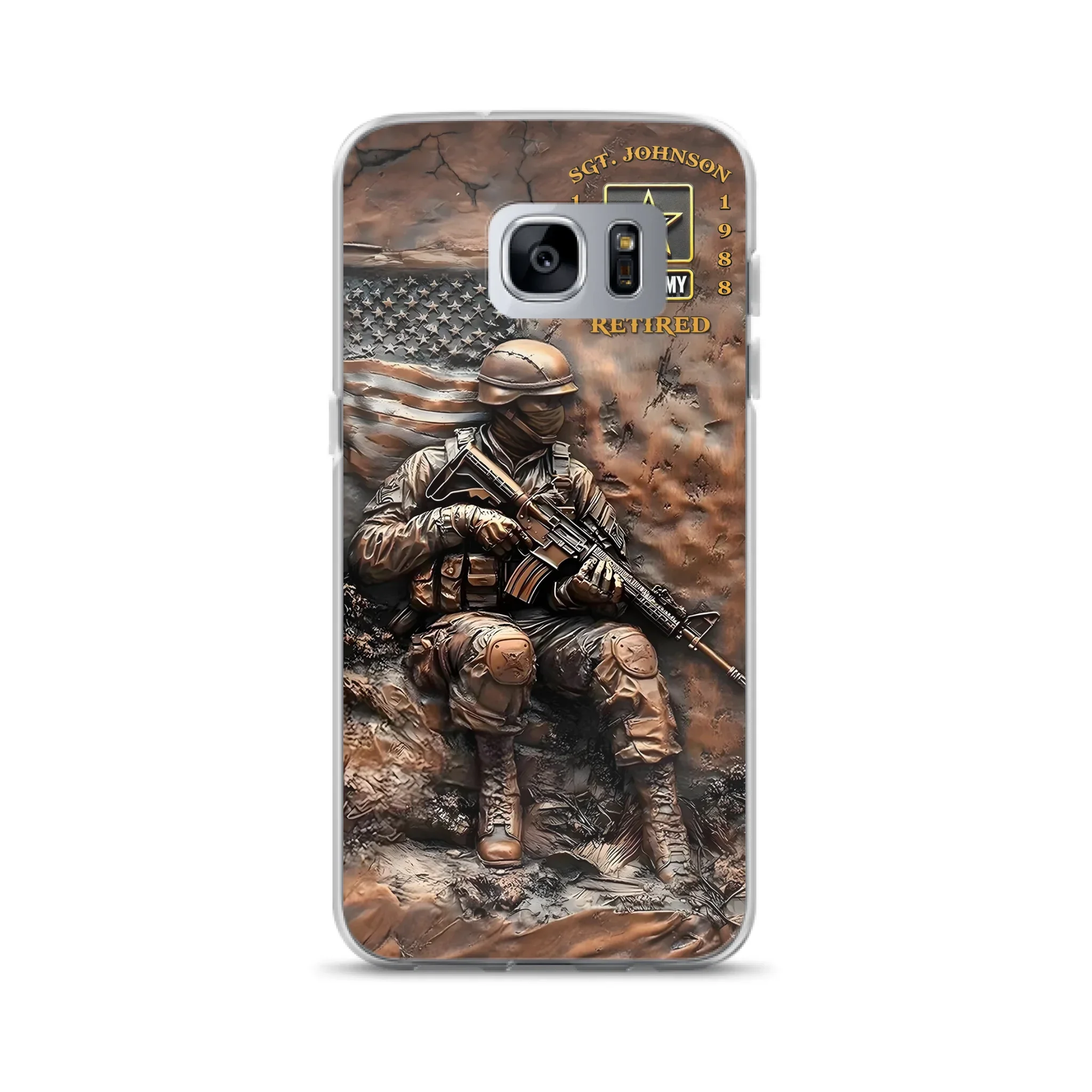 Custom Personalized Veteran Phone Case - Retired Gift Idea For Veteran - Case For iPhone/ Samsung