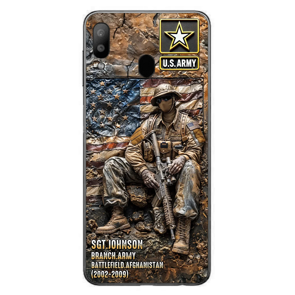 Custom Personalized Veteran Phone Case For iPhone/ Samsung - Veteran Gift Idea