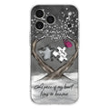 Custom Personalized Memorial Phone Case - Memorial Gift Idea For Family Member - Case For iPhone/ Samsung - A Piece Of My Heart Lives In Heaven