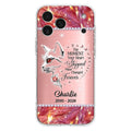 Custom Personalized Memorial Cat Phone Case - Memorial Gift For Cat Lover -  The Moment Your Heart Stopped Mine Changed Forever - Case For iPhone/ Samsung