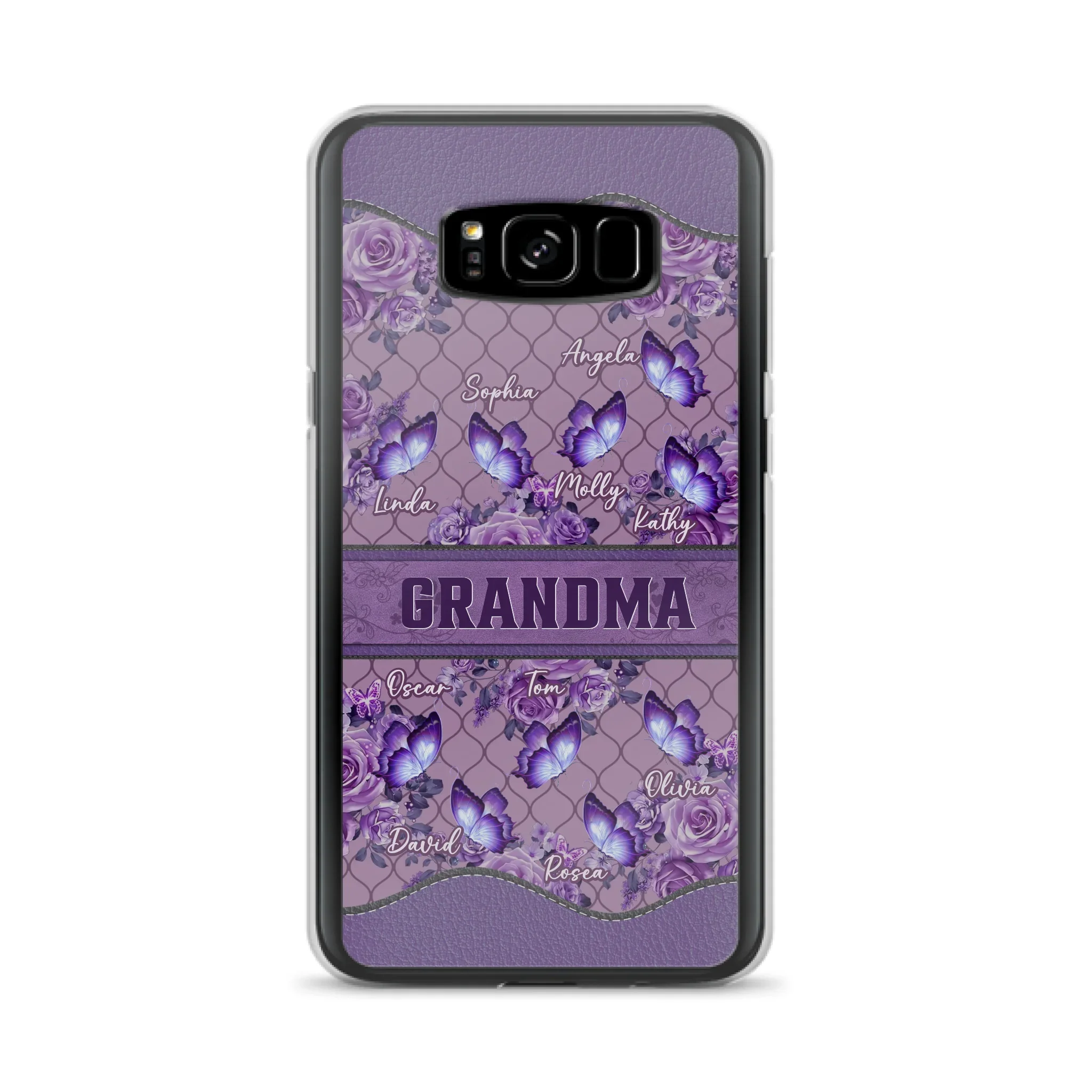 Personalized Grandma Butterfly Phone Case - Gift Idea For Mother's Day/Grandma - Cases For iPhone/Samsung