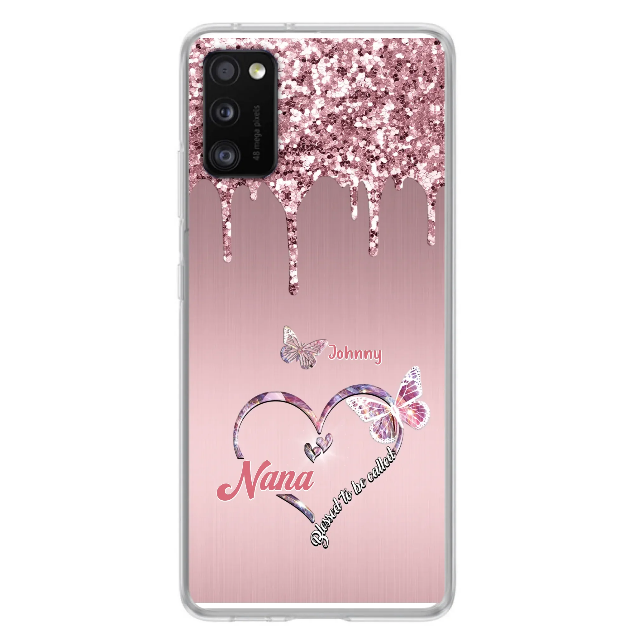 Custom Personalized Grandma Phone Case - Upto 10 Kids - Gift Idea For Mom/ Grandma/ Mother's Day - Case for iPhone/Samsung - Blessed To Be Called Nana
