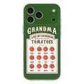 Custom Personalized Grandma Tomatoes Phone Case - Gift Idea For Mother's Day/Grandma- Upto 12 Tomatoes - Case For iPhone/ Samsung