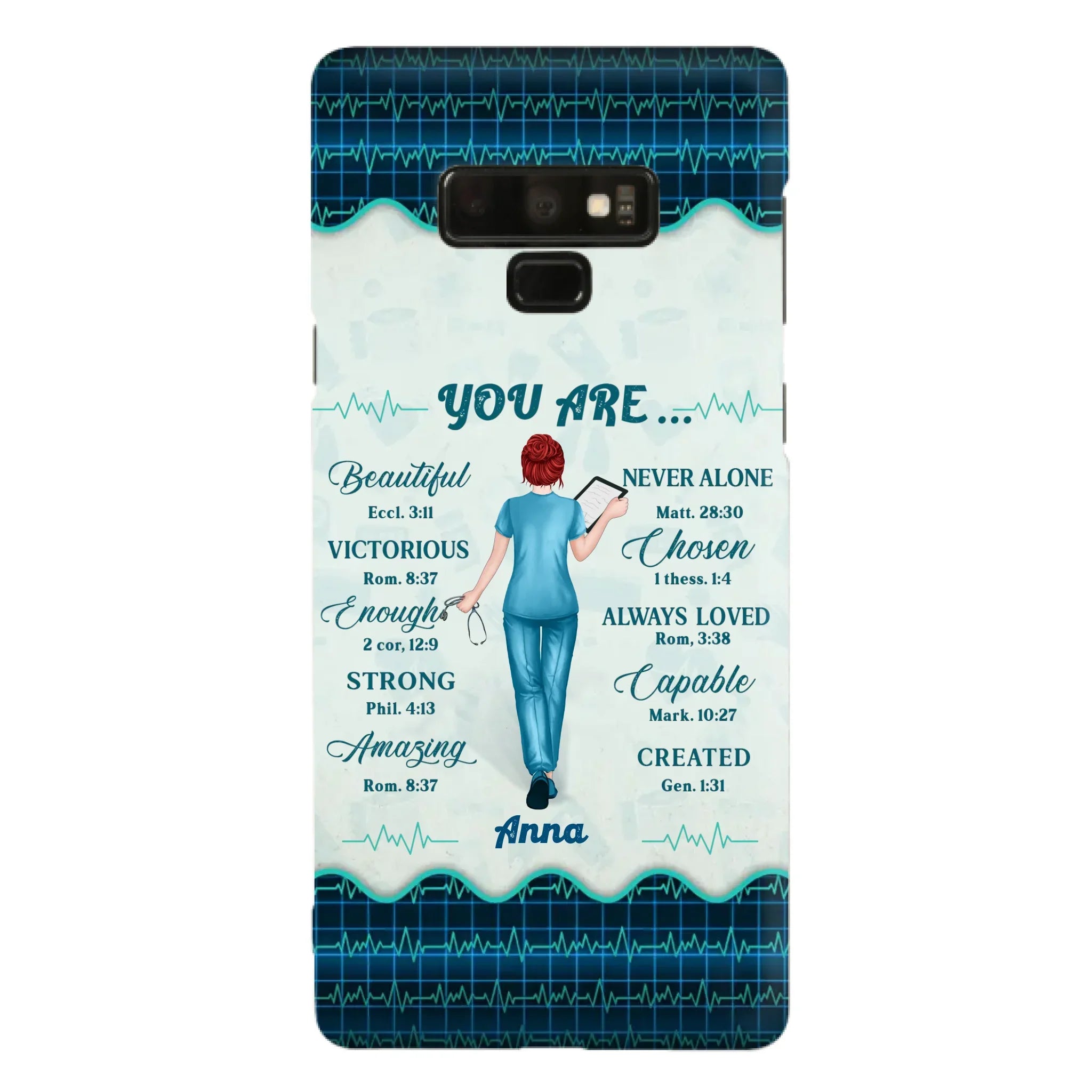 Custom Personalized Nurse Phone Case - Gift Idea For Nurse/ Birthday/ Friend - You Are Beautiful - Cases For iPhone/Samsung