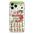 Custom Personalized Christmas Mama Grandkid Phone Case - Gift Idea For Grandkids - Upto 10 Kids - My Grandkids Stole My Heart - Case For iPhone/Samsung