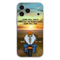 Custom Personalized Memorial Biker Phone Case - Memorial Gift Idea For Father's Day - Some Will Ride - Case For iPhone/Samsung