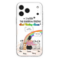 Personalized Pet Mom Phone Case - Upto 4 Pets - Memorial Gift Idea for Dog/Cat Lovers - I Wish The Rainbow Bridge Had Visiting Hours - Case for iPhone/Samsung
