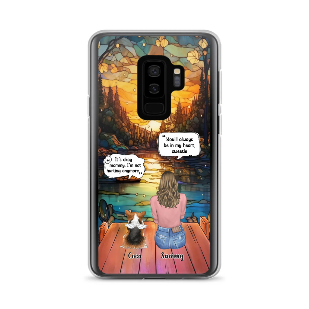 Personalized Memorial Pet Phone Case - Memorial Gift Idea For Dog/Cat/Rabbits Owners - You'll Always Be In My Heart, Sweetie - Case For iPhone/Samsung