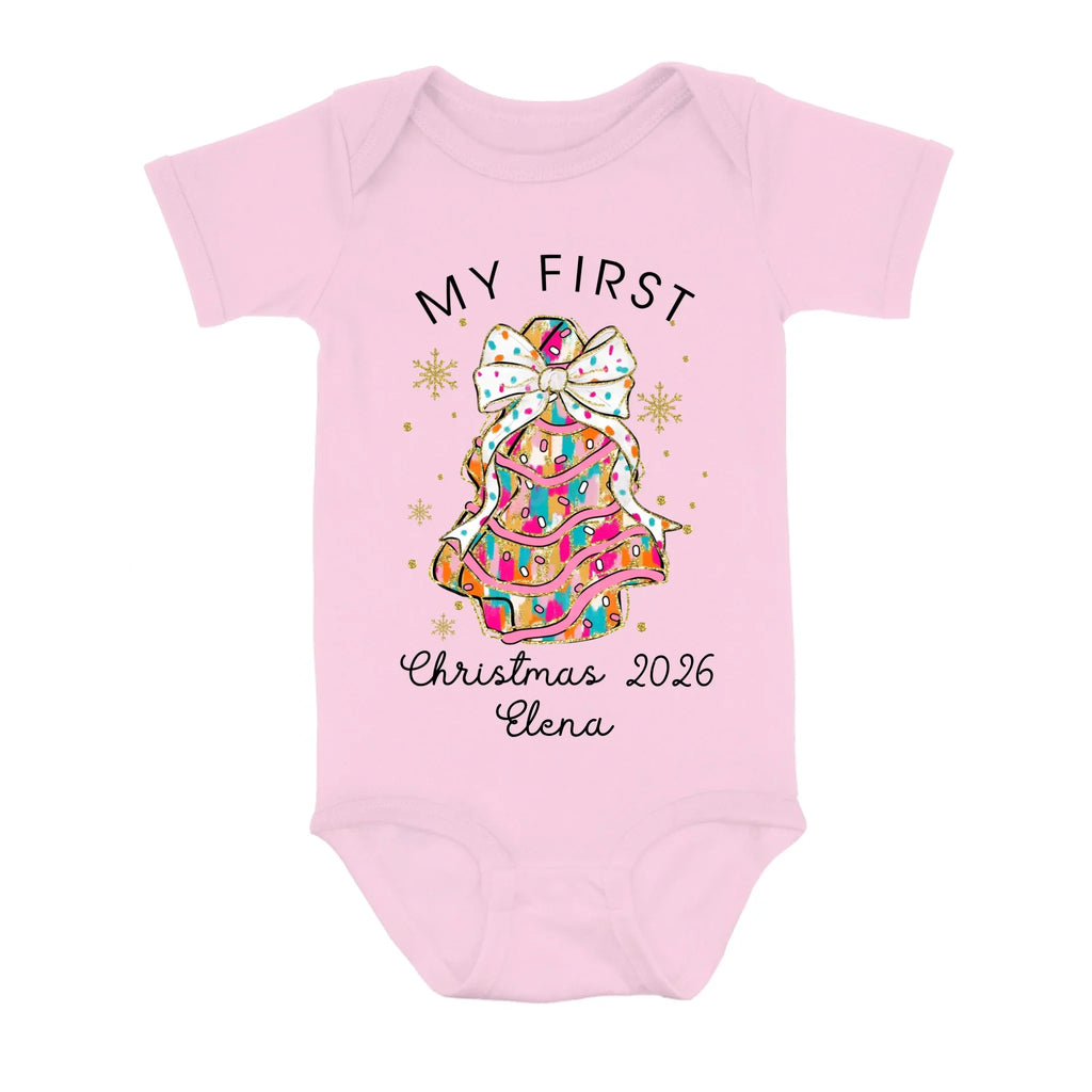 Personalized Christmas Baby Onesie - Gift Idea For Your Baby/Christmas - My First Christmas