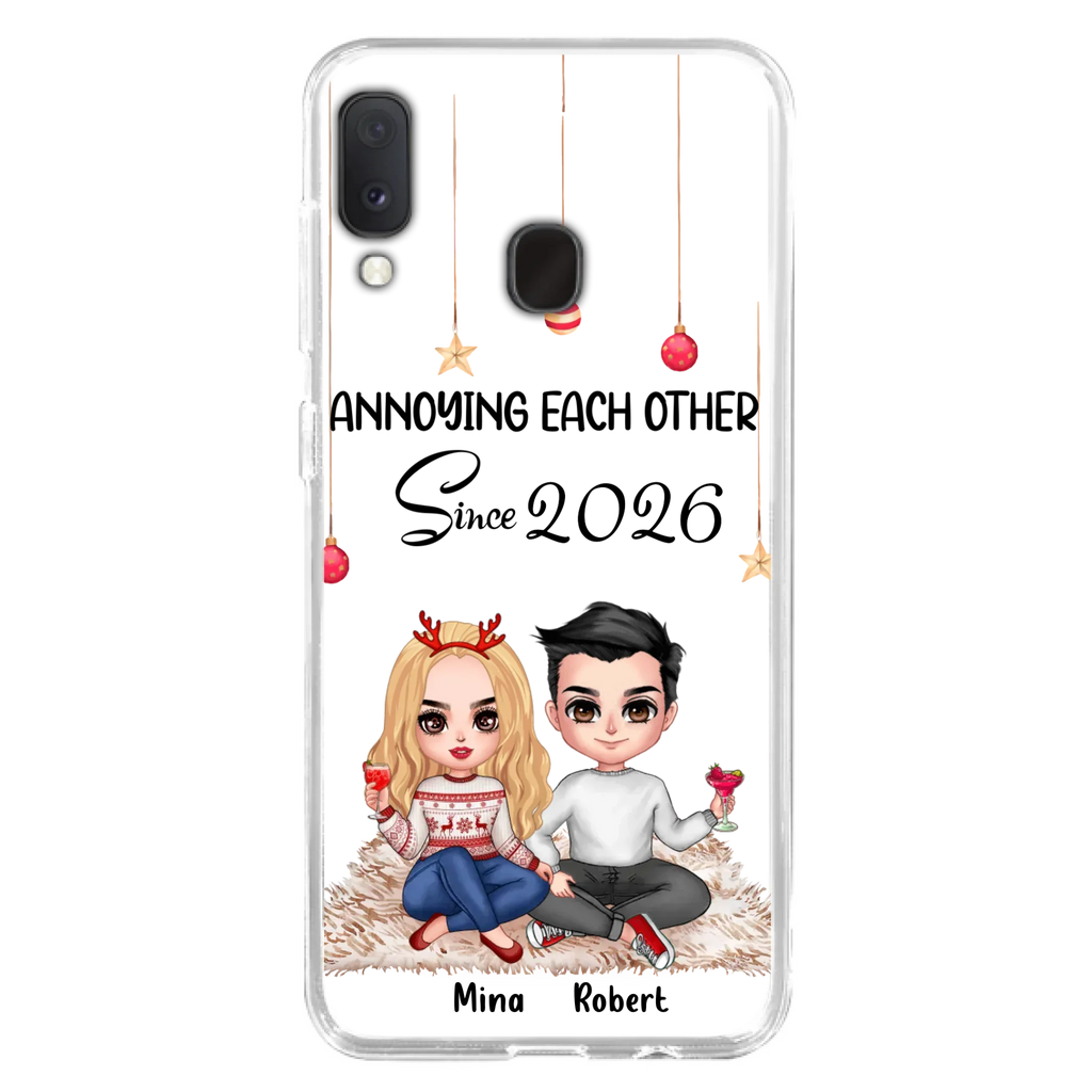 Custom Personalized Couple Phone Case - Christmas  Gift Idea For Couple - Annoying Each Other Since 2026 - Case for iPhone/Samsung