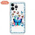 Custom Personalized Butterfly Grandma iPhone/ Samsung Phone Case - Up to 10 Kid's Name - Mother's Day Gift Idea For Grandma
