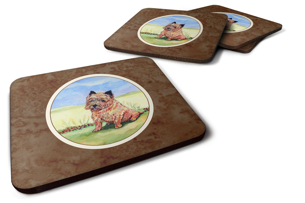 Cairn Terrier and the Chipmunk Foam Coasters Set of 4 Cup Coasters for Indoor Outdoor, Tabletop Protection, Anti Slip, Mouse pad Material