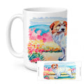 Great Pyrenees Ceramic Coffee Mug 15 oz Decorative Large C Handle Mug Cup for Tea, Cocoa Hot Chocolate