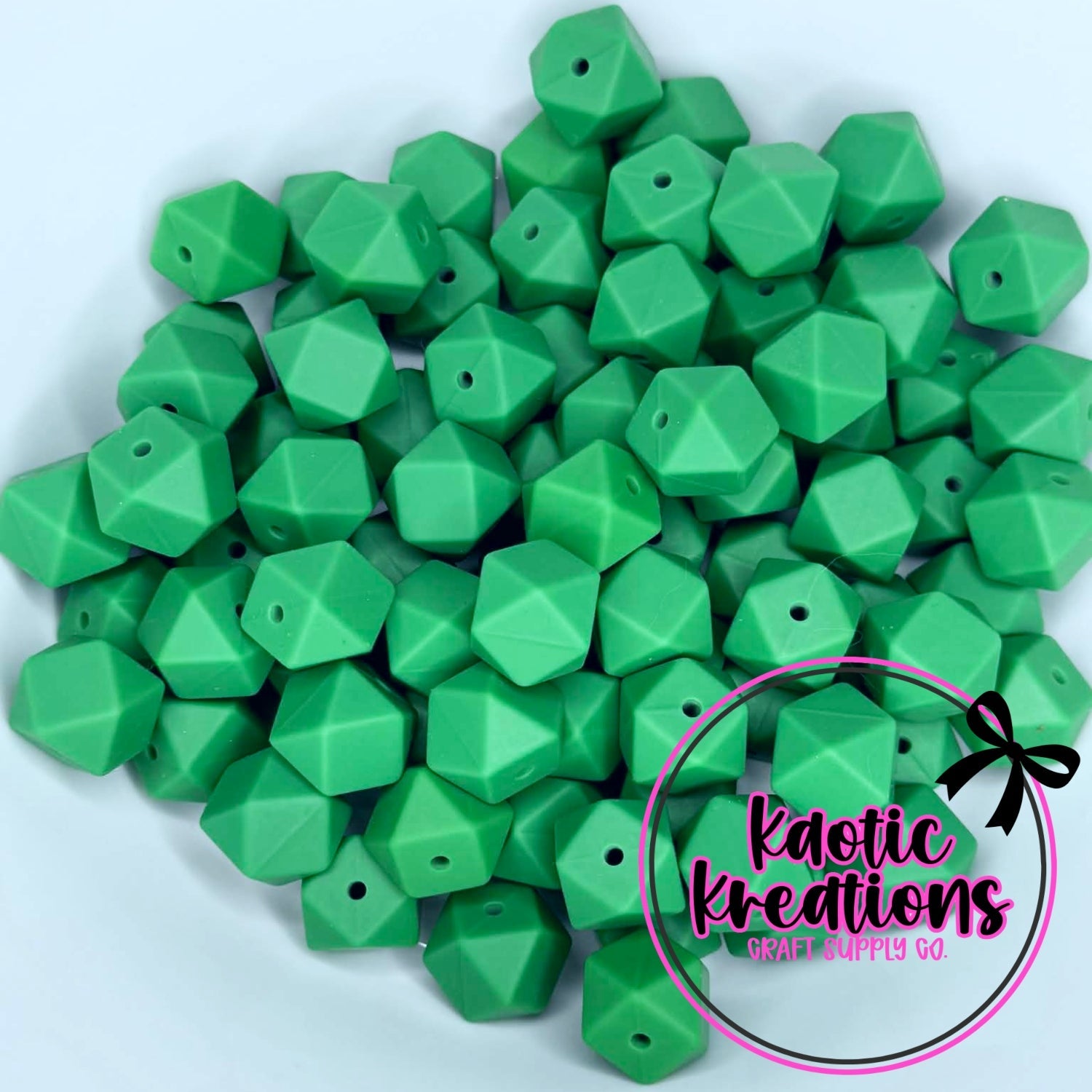 14MM HEXAGON CHRISTMAS TREE #100 (10ct)