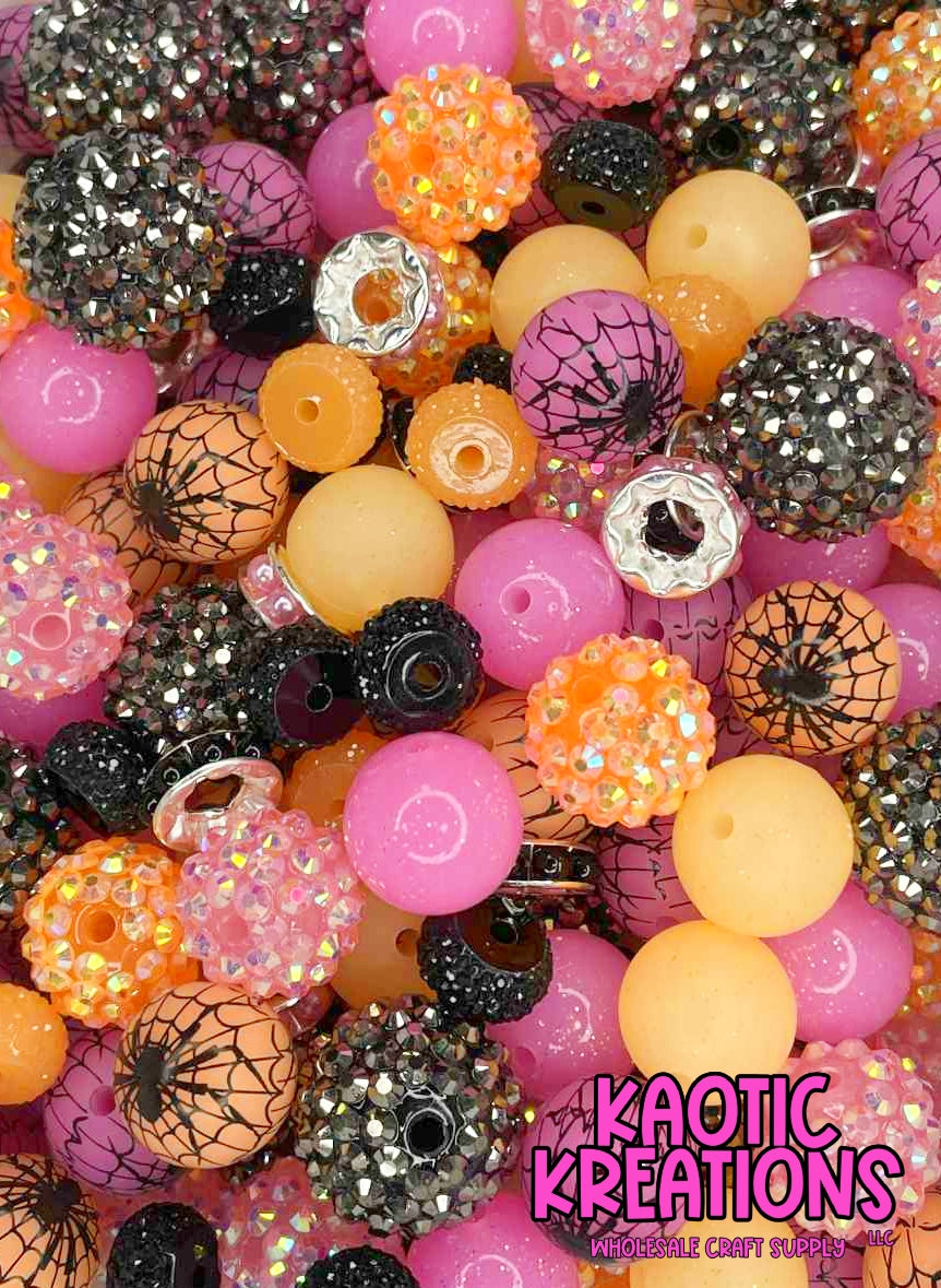 *KAELANN'S KREATION* ACRYLIC SILICONE BEAD MIX #66 (36ct)