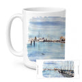 The Warf Ceramic Coffee Mug 15 oz Decorative Large C Handle Mug Cup for Tea, Cocoa Hot Chocolate