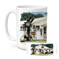 Garcia's Grocery Ceramic Coffee Mug 15 oz Decorative Large C Handle Mug Cup for Tea, Cocoa Hot Chocolate