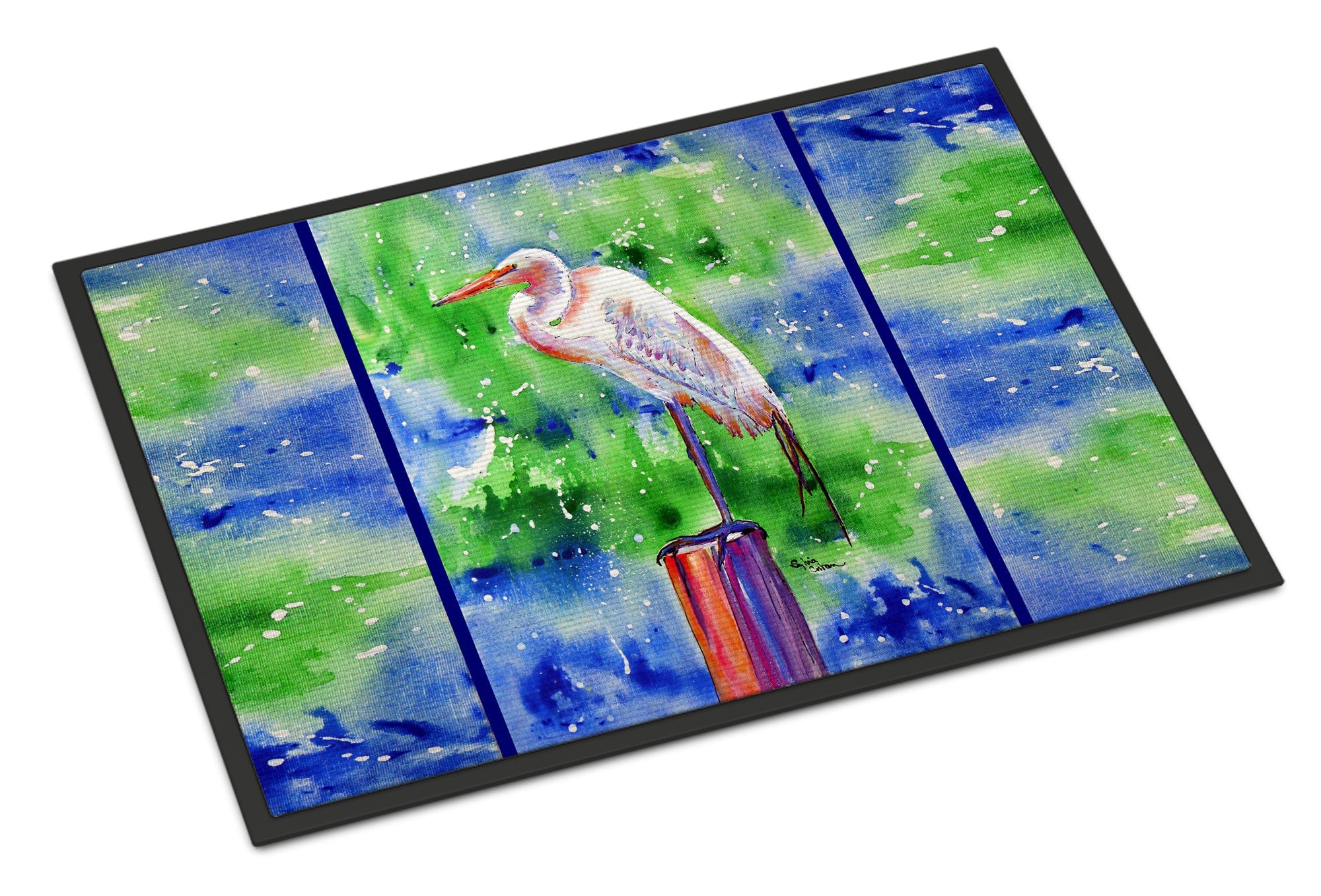 Egret Doormat Indoor Outdoor 24H X 36W Front Door Mat Rugs for Entryway, Non Slip Washable Low Pile,
