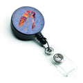 Shrimp Retractable Badge Reel for Nurses ID Badge Holder with Clip Retractable Employee Badge Holder, Belt Clip