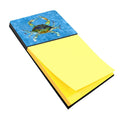 Crab Watercolor Sticky Note Holder Refillable Dispenser Desk Accessory 3x3 Pad Gift