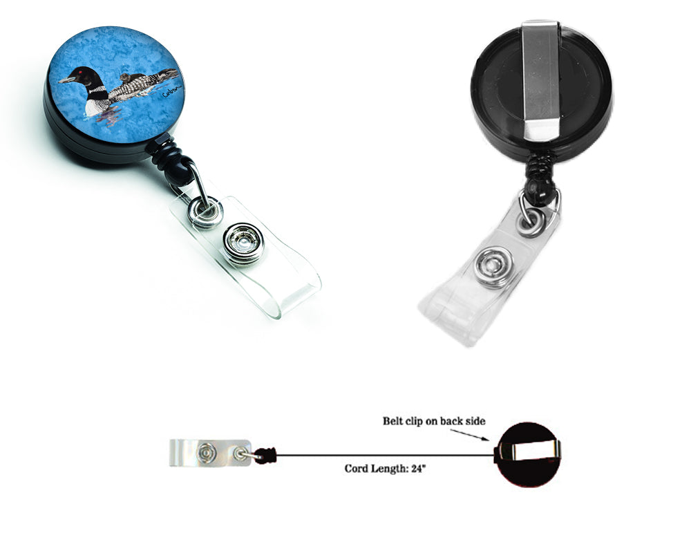 Momma and Baby Loon Retractable Badge Reel for Nurses ID Badge Holder with Clip Retractable Employee Badge Holder, Belt Clip