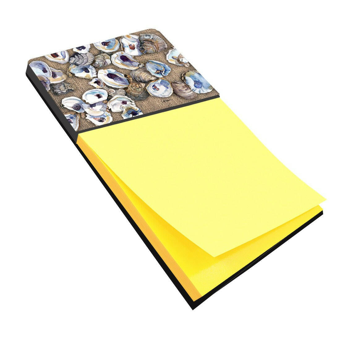 Oyster Watercolor Sticky Note Holder Refillable Dispenser Desk Accessory 3x3 Pad Gift