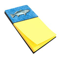 Fish - Trout Watercolor Sticky Note Holder Refillable Dispenser Desk Accessory 3x3 Pad Gift