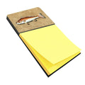 Red Fish Watercolor Sticky Note Holder Refillable Dispenser Desk Accessory 3x3 Pad Gift