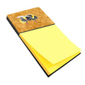 Bee on Gold Watercolor Sticky Note Holder Refillable Dispenser Desk Accessory 3x3 Pad Gift