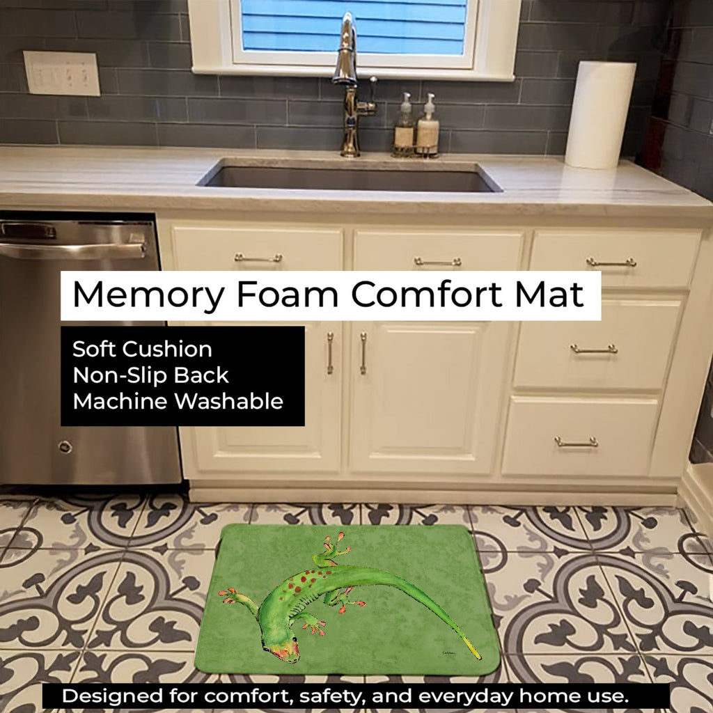 Gecko Memory Foam Kitchen Mat Machine Washable Anti-Fatigue Cushion Comfort Bath or Kitchen Rug