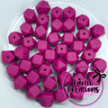 14MM HEXAGON RASPBERRY #214 (10ct)