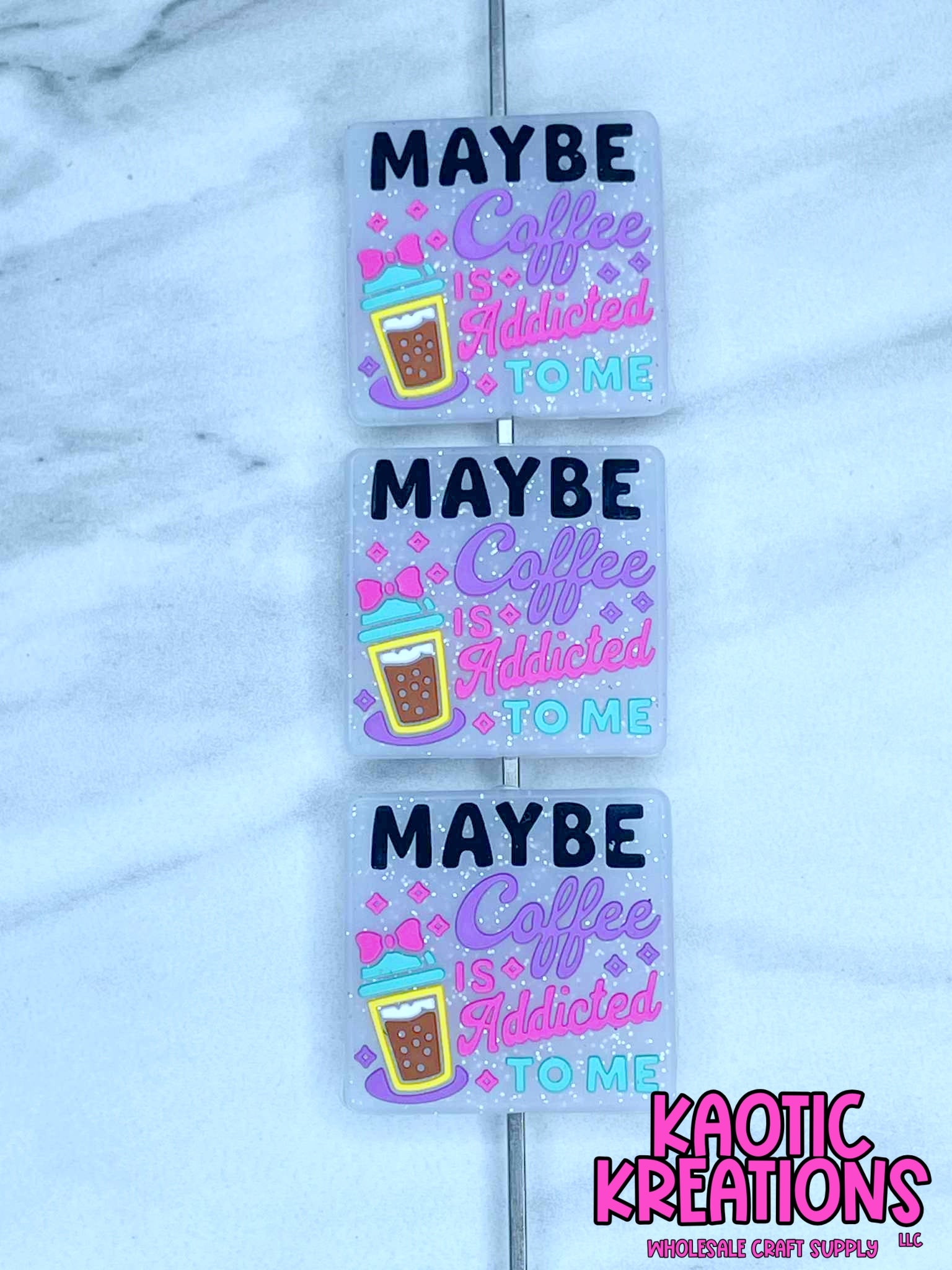 MAYBE COFFEE IS ADDICTED TO ME SILICONE FOCAL D558 (1ct)