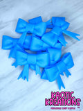 D47 BEADABLE JUMBO SILICONE BOW SOLID BLUE (1ct)