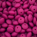 #214 12MM LENTIL RASPBERRY (10ct)