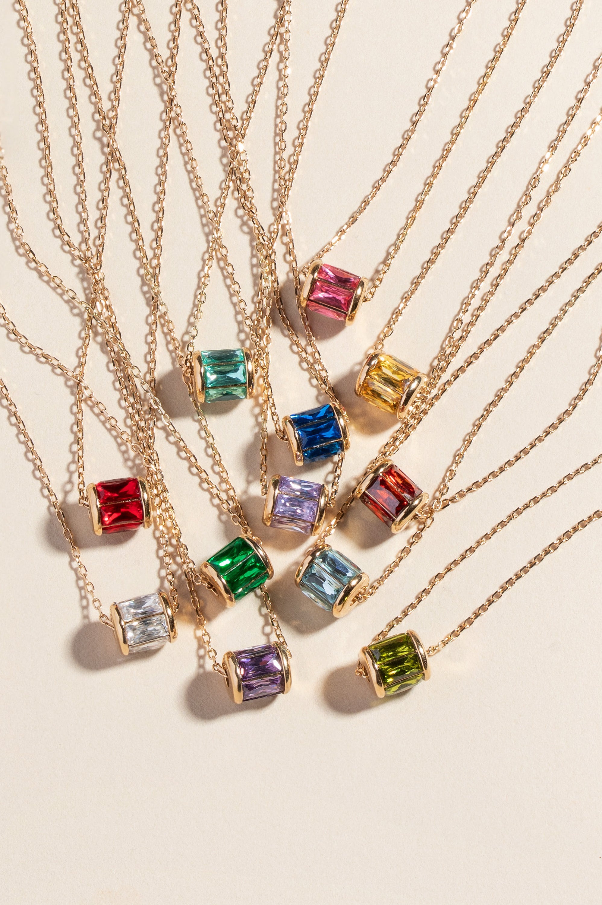 August Birthstone Precious Pendant Necklace