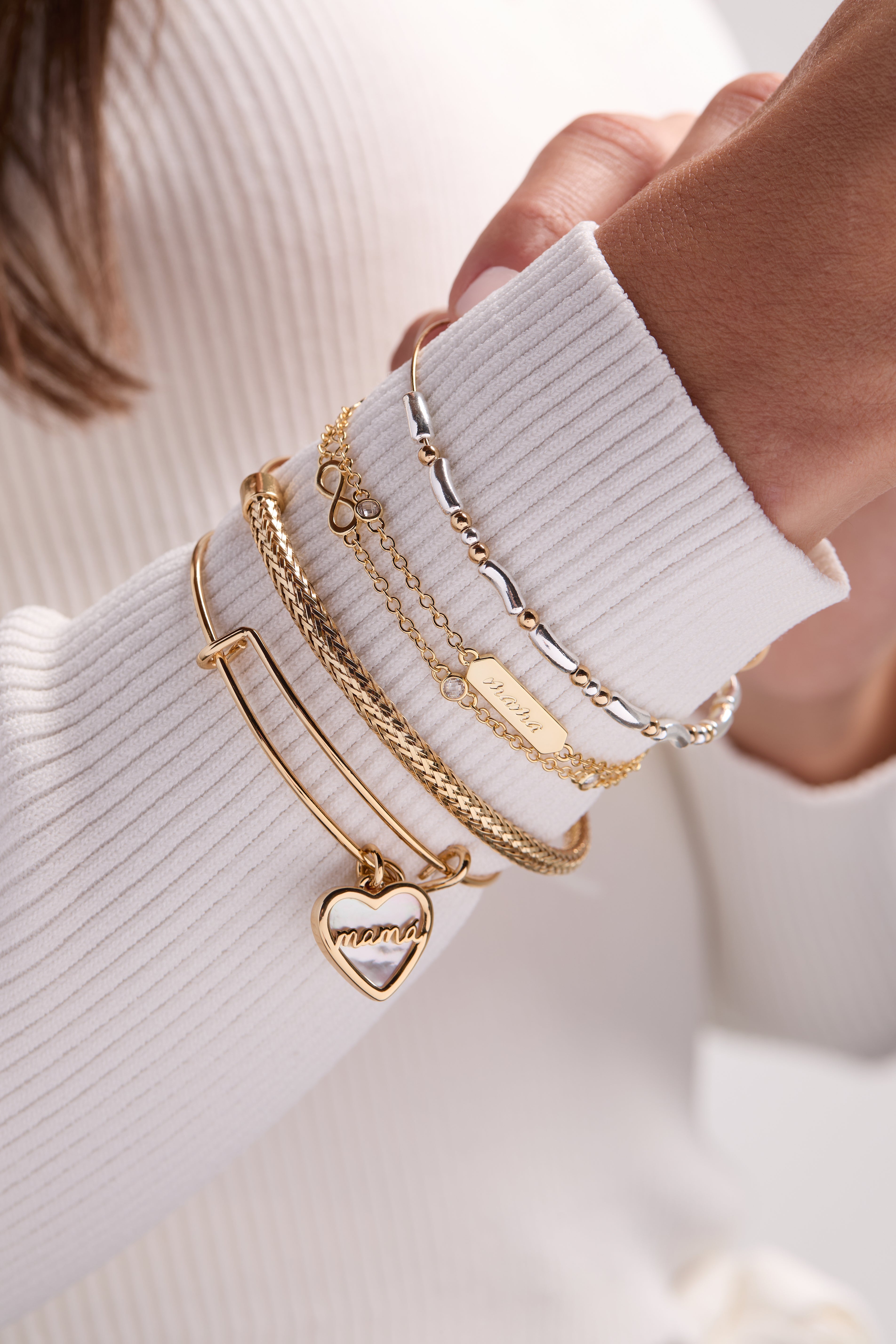 Abuela Infinity Chain Double Strand Bracelet