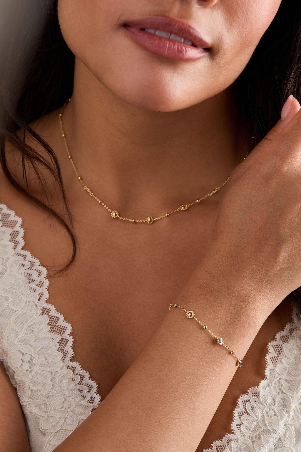 Floret Chain Necklace