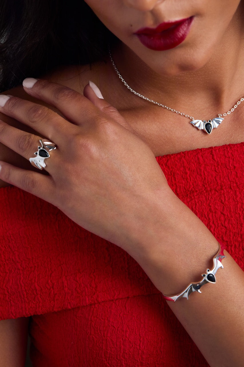 Crystal Bat Cuff
