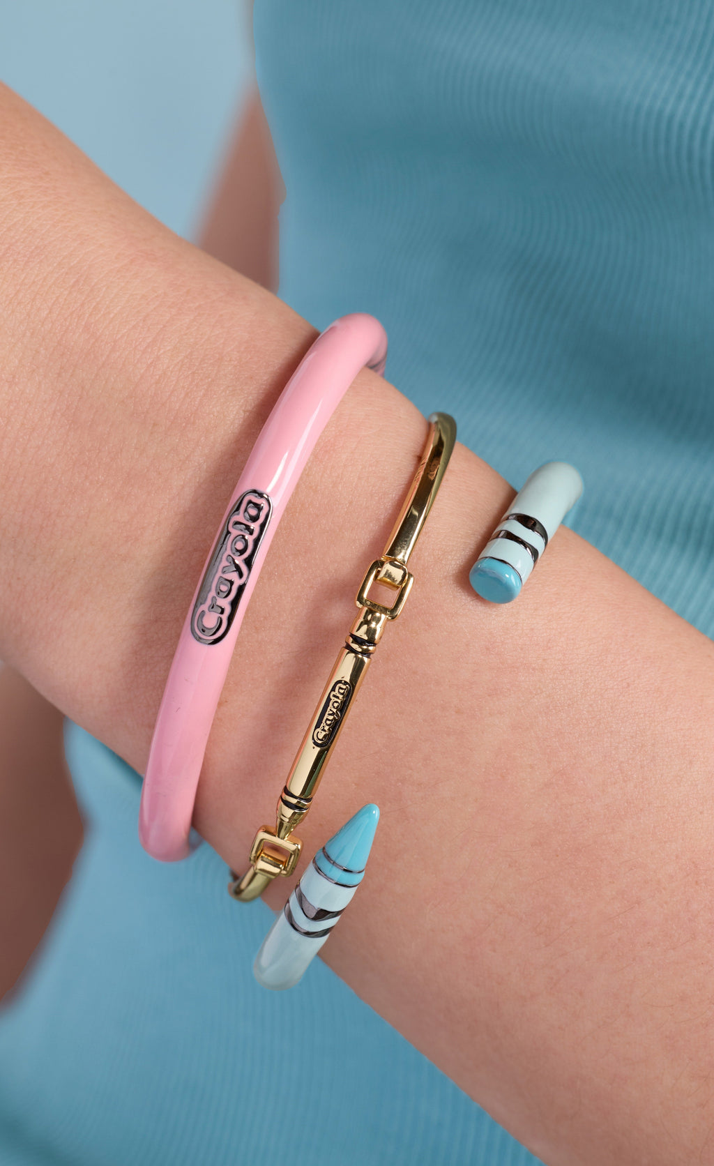 Crayola Robin's Egg Blue Crayon Cuff