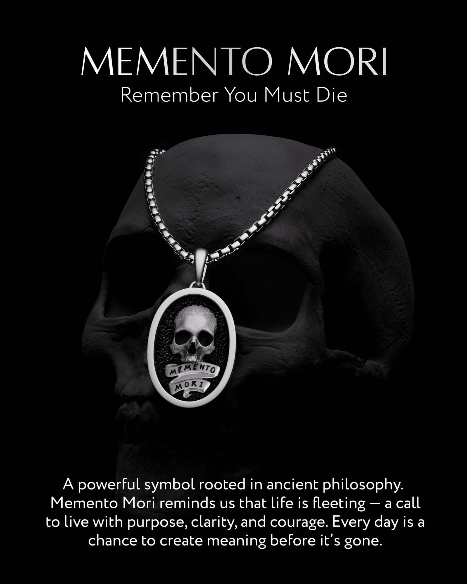 Memento Mori Pendant Necklace