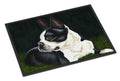 Boston Terrier Beauty Doormat Indoor Outdoor 24H X 36W Front Door Mat Rugs for Entryway, Non Slip Washable Low Pile,