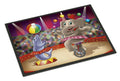 Circus Elephand and Dolphin Doormat Indoor Outdoor 18H X 27W Front Door Mat Rugs for Entryway, Non Slip Washable
